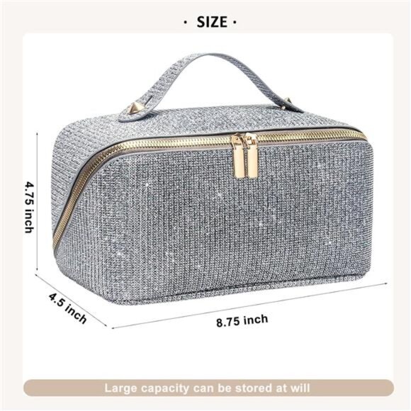 Glitter Makeup Bag Organizer - Picture 6 of 6